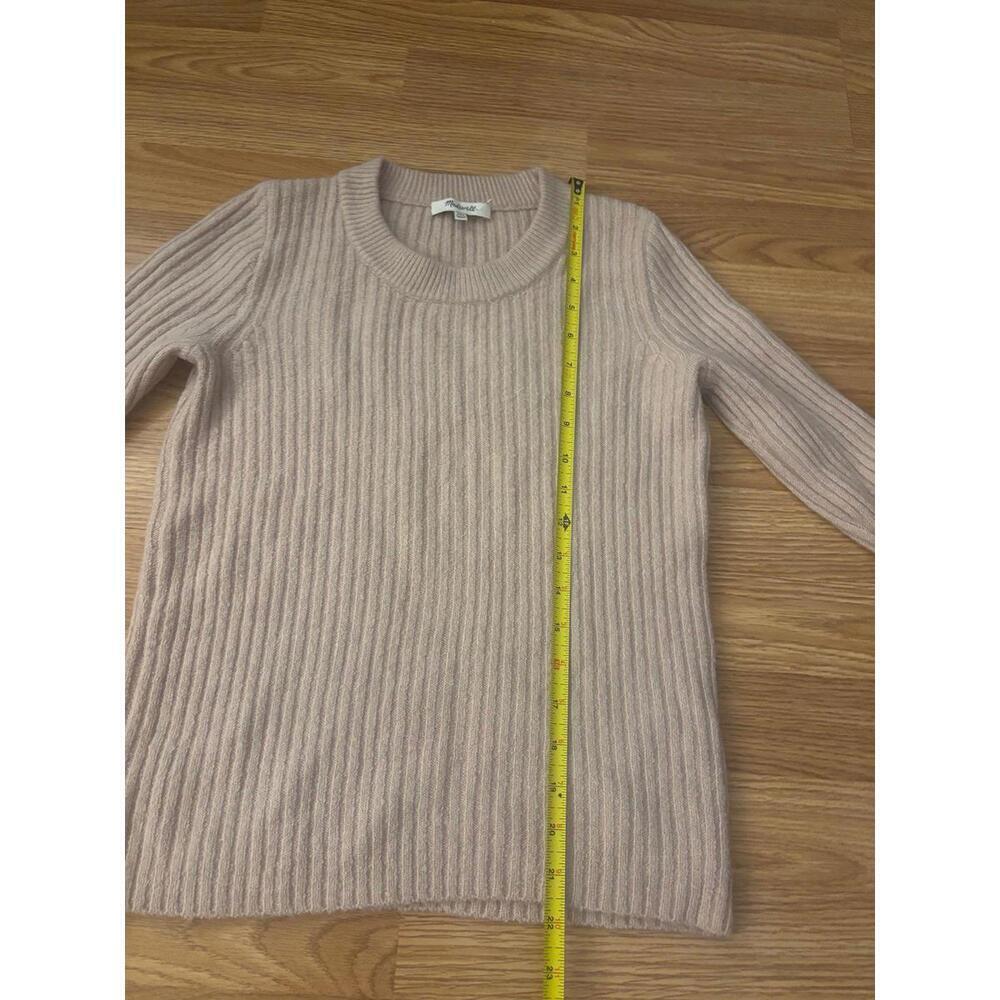 Madewell Bell Sleeve Ribbed Crew Neck Sweater Size XXS - Picture 7 of 9